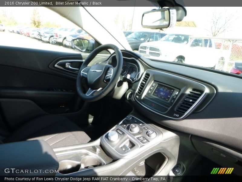 Billet Silver Metallic / Black 2016 Chrysler 200 Limited