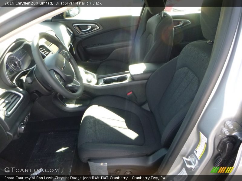 Billet Silver Metallic / Black 2016 Chrysler 200 Limited