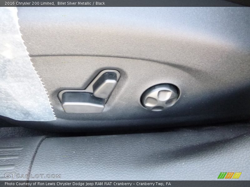 Billet Silver Metallic / Black 2016 Chrysler 200 Limited