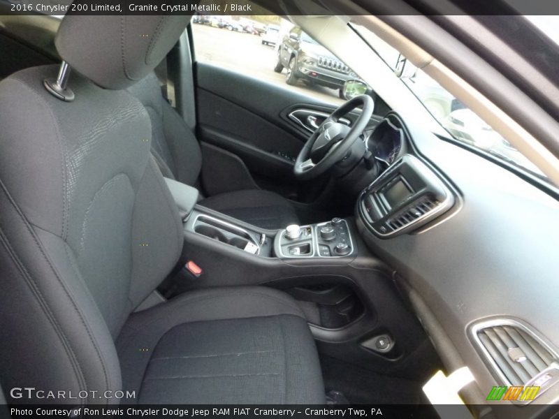 Granite Crystal Metallic / Black 2016 Chrysler 200 Limited