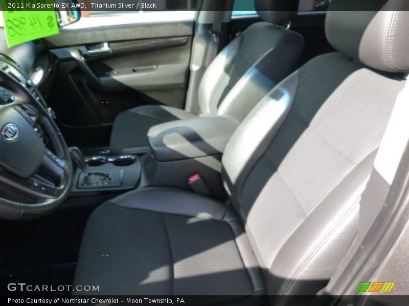 Titanium Silver / Black 2011 Kia Sorento EX AWD