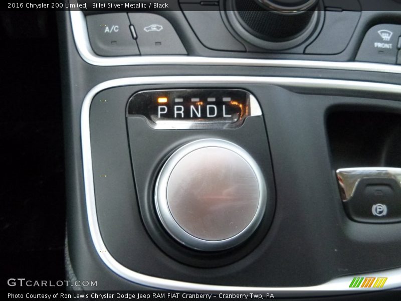Billet Silver Metallic / Black 2016 Chrysler 200 Limited