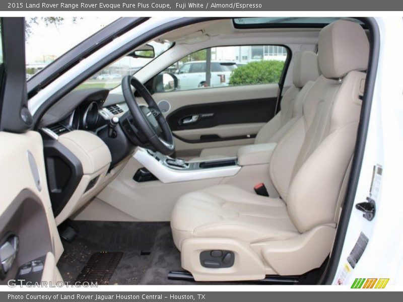 Front Seat of 2015 Range Rover Evoque Pure Plus Coupe