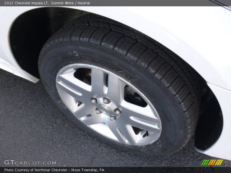 Summit White / Neutral 2012 Chevrolet Impala LT