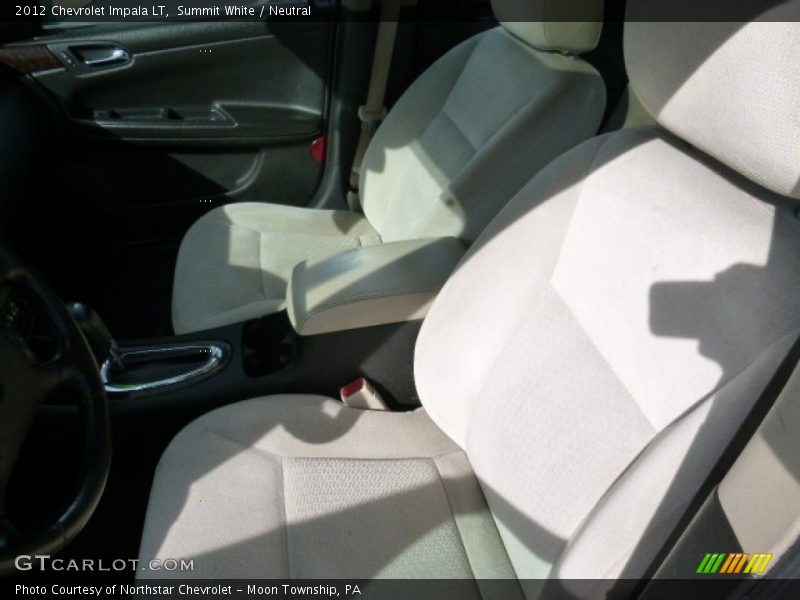 Summit White / Neutral 2012 Chevrolet Impala LT