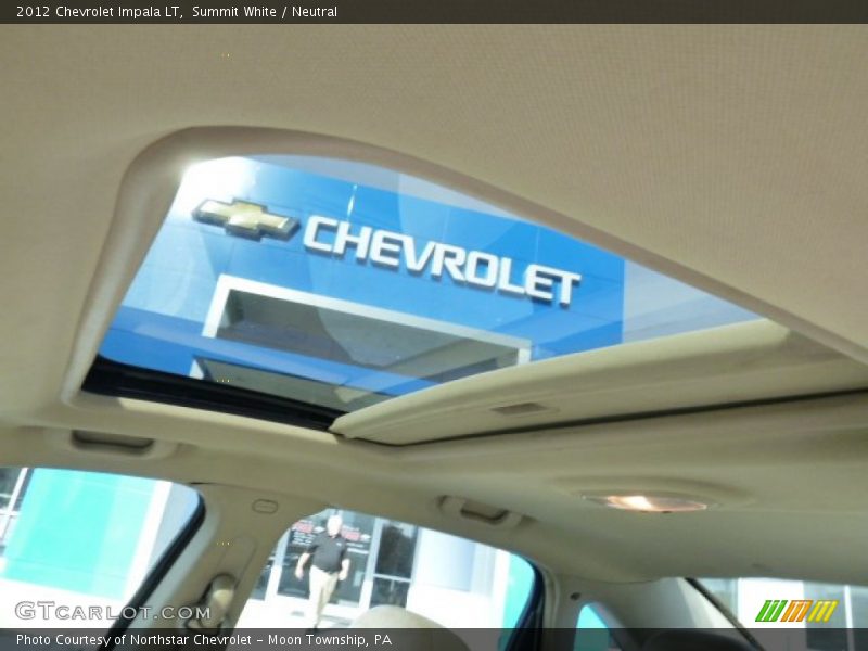 Summit White / Neutral 2012 Chevrolet Impala LT