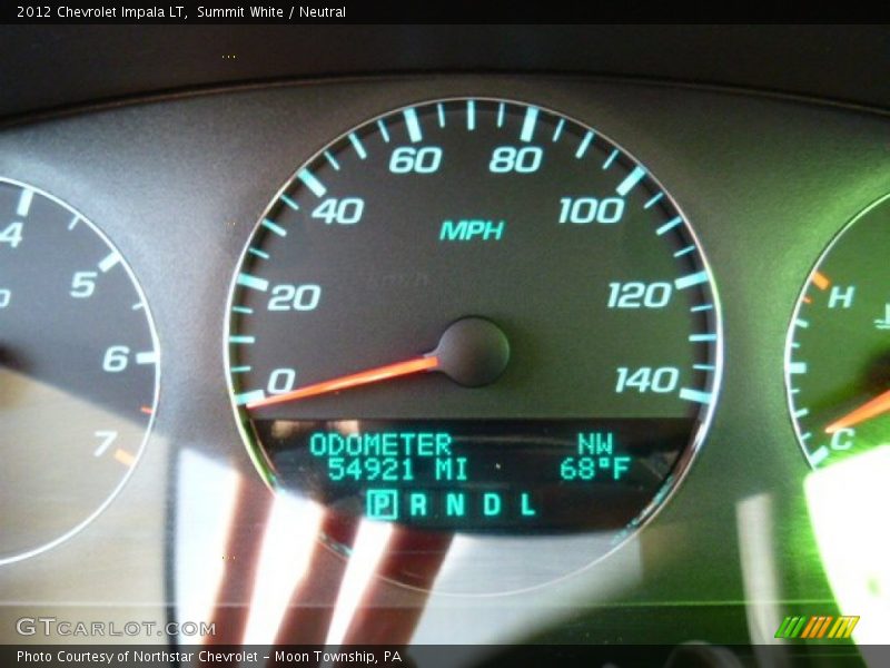 Summit White / Neutral 2012 Chevrolet Impala LT