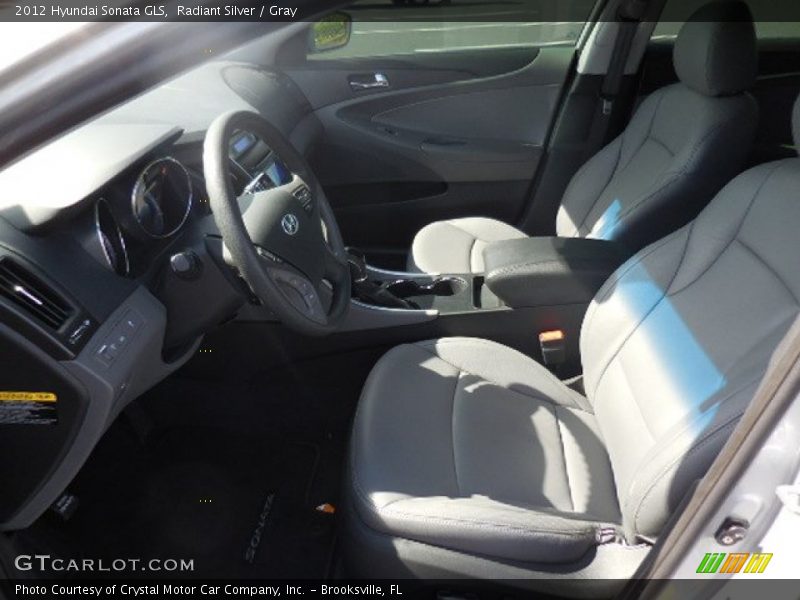 Radiant Silver / Gray 2012 Hyundai Sonata GLS