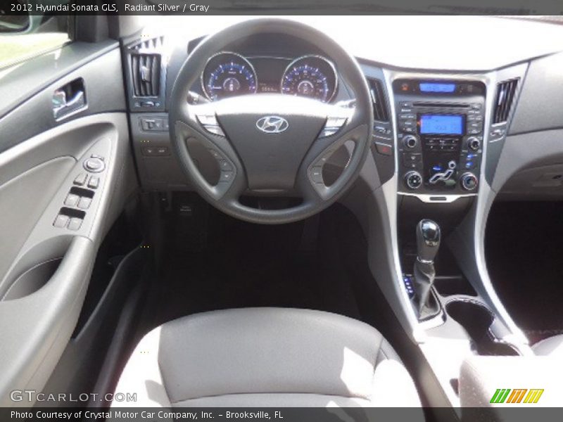 Radiant Silver / Gray 2012 Hyundai Sonata GLS