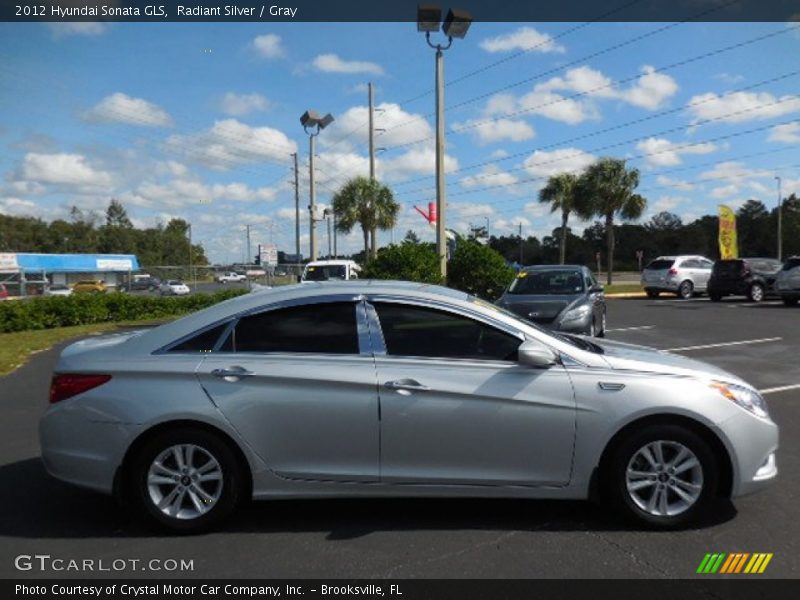 Radiant Silver / Gray 2012 Hyundai Sonata GLS