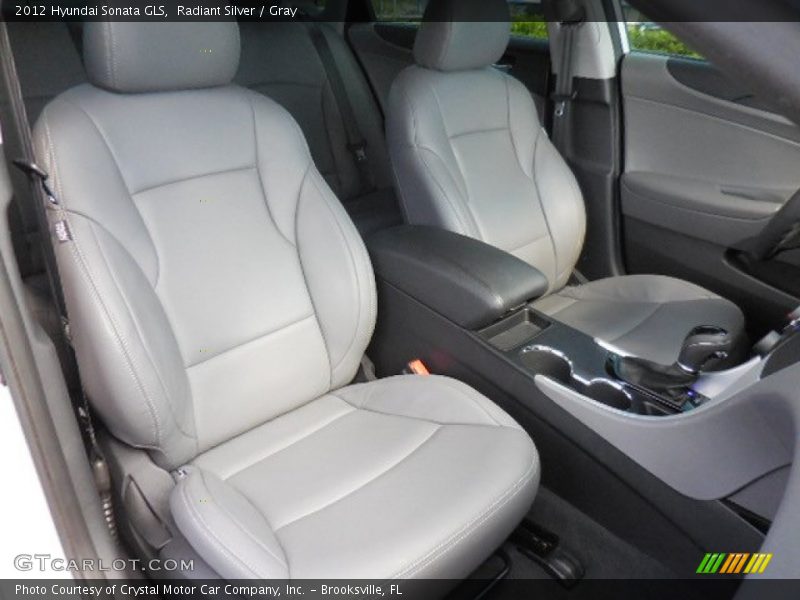 Radiant Silver / Gray 2012 Hyundai Sonata GLS