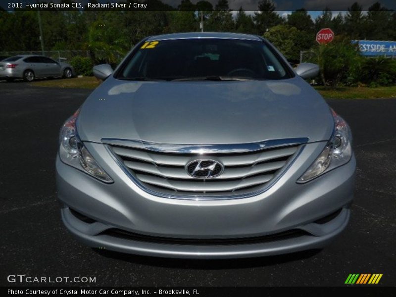 Radiant Silver / Gray 2012 Hyundai Sonata GLS