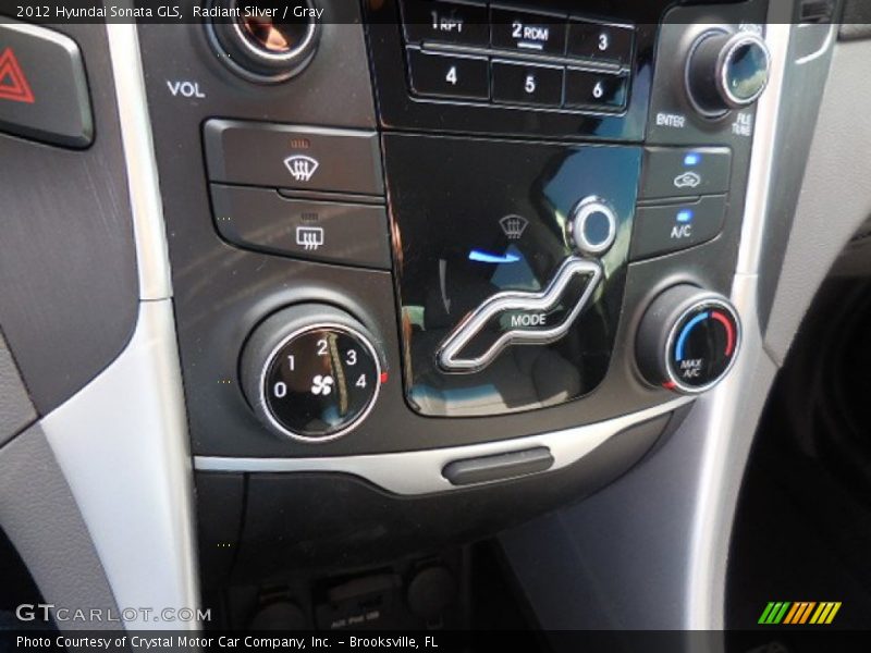Radiant Silver / Gray 2012 Hyundai Sonata GLS