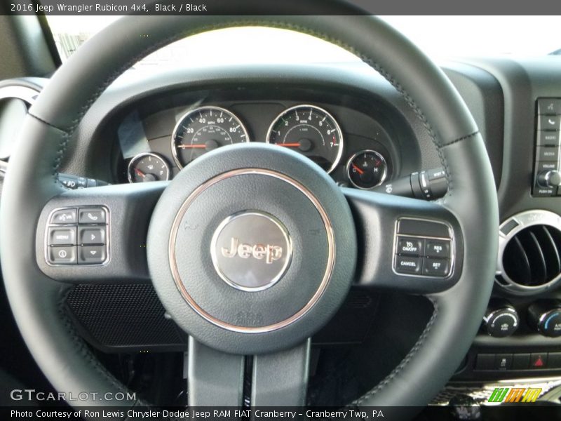 Black / Black 2016 Jeep Wrangler Rubicon 4x4