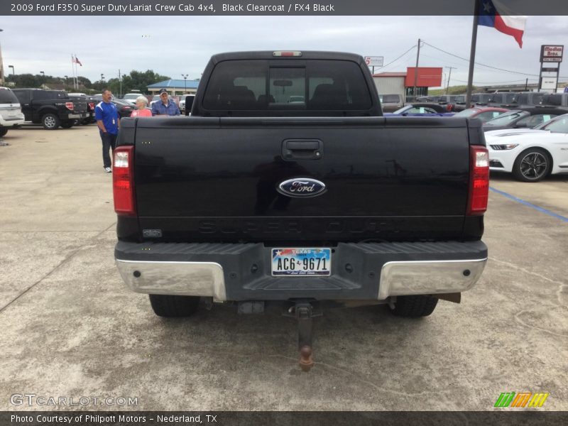 Black Clearcoat / FX4 Black 2009 Ford F350 Super Duty Lariat Crew Cab 4x4