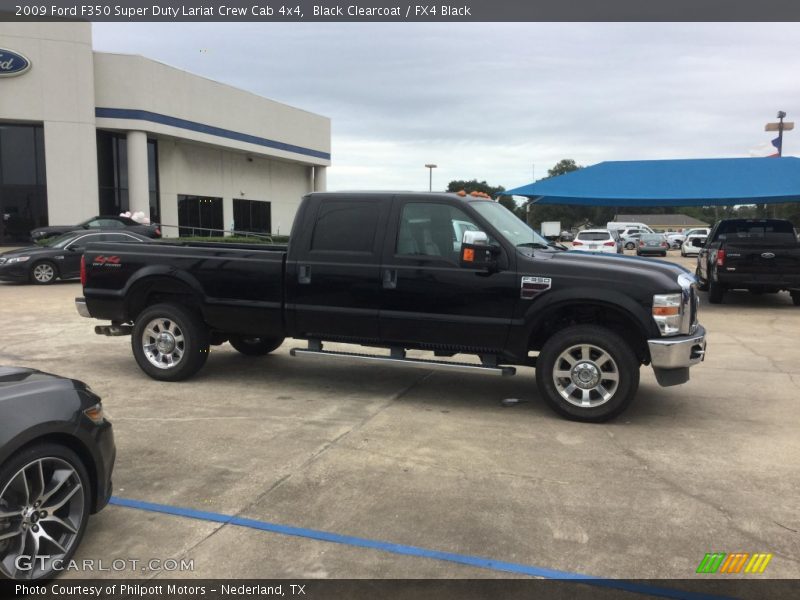 Black Clearcoat / FX4 Black 2009 Ford F350 Super Duty Lariat Crew Cab 4x4