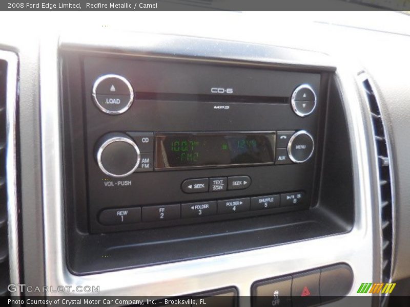 Redfire Metallic / Camel 2008 Ford Edge Limited