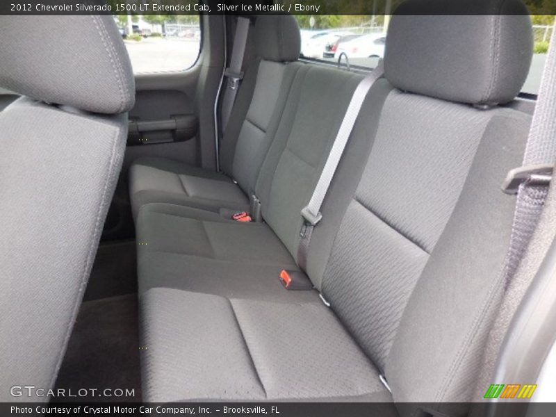Silver Ice Metallic / Ebony 2012 Chevrolet Silverado 1500 LT Extended Cab