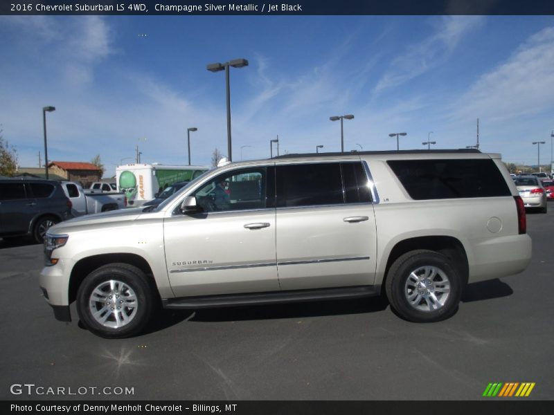  2016 Suburban LS 4WD Champagne Silver Metallic