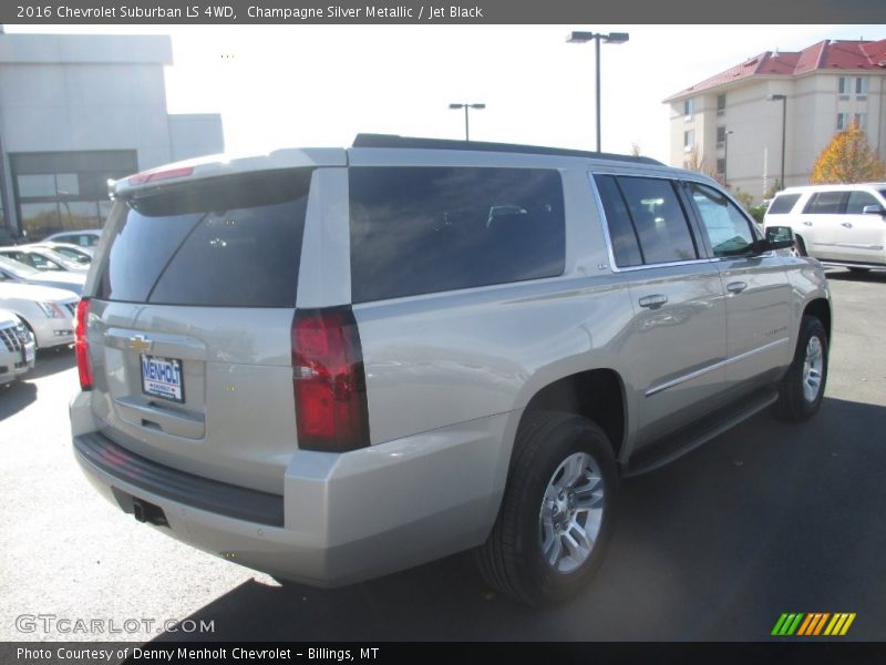 Champagne Silver Metallic / Jet Black 2016 Chevrolet Suburban LS 4WD