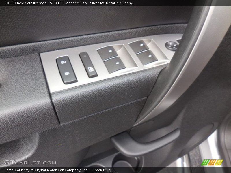 Silver Ice Metallic / Ebony 2012 Chevrolet Silverado 1500 LT Extended Cab