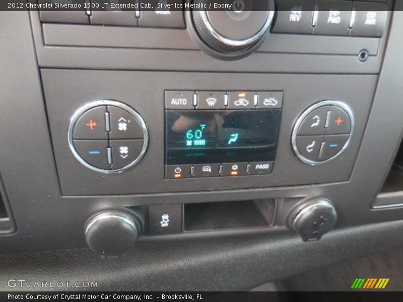Silver Ice Metallic / Ebony 2012 Chevrolet Silverado 1500 LT Extended Cab