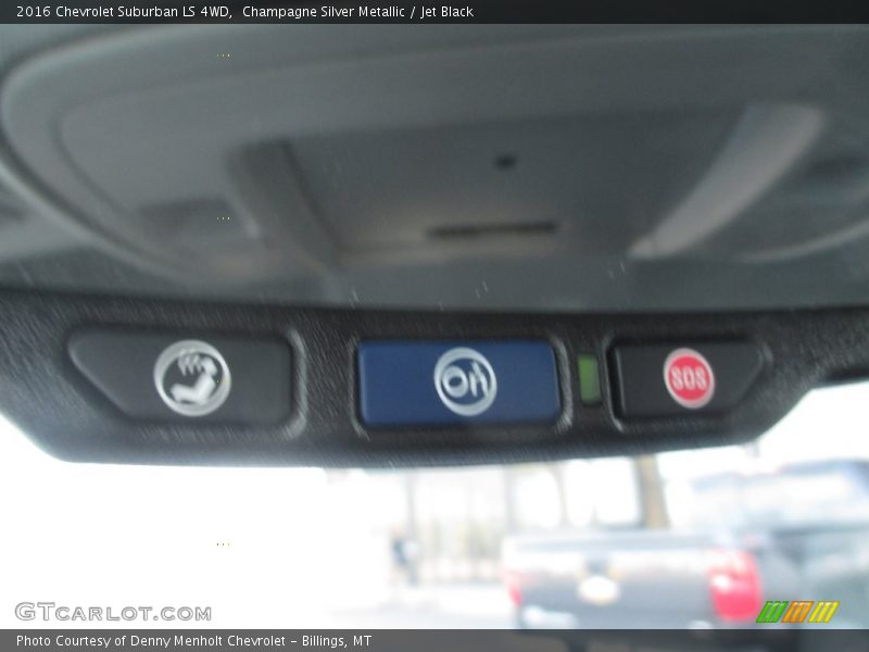 Champagne Silver Metallic / Jet Black 2016 Chevrolet Suburban LS 4WD