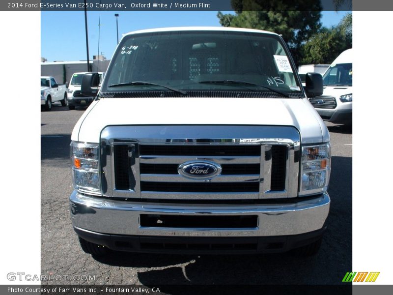 Oxford White / Medium Flint 2014 Ford E-Series Van E250 Cargo Van