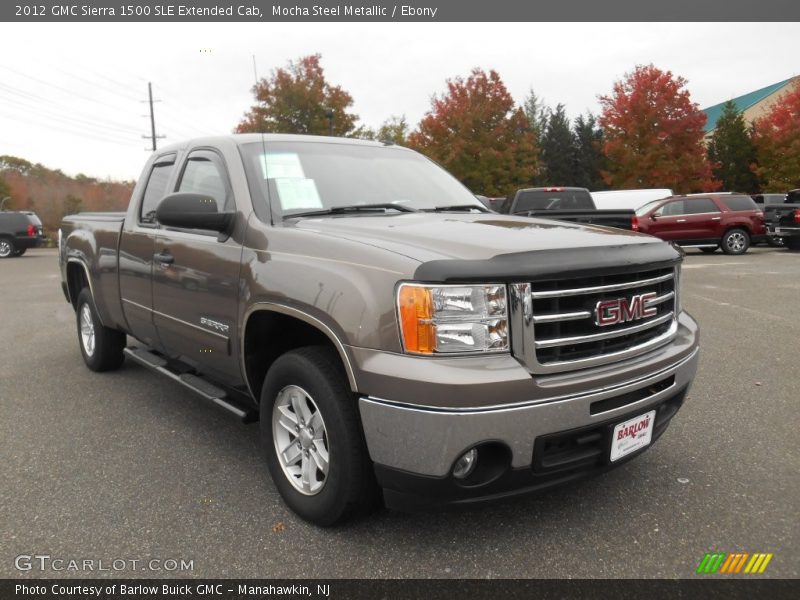 Mocha Steel Metallic / Ebony 2012 GMC Sierra 1500 SLE Extended Cab