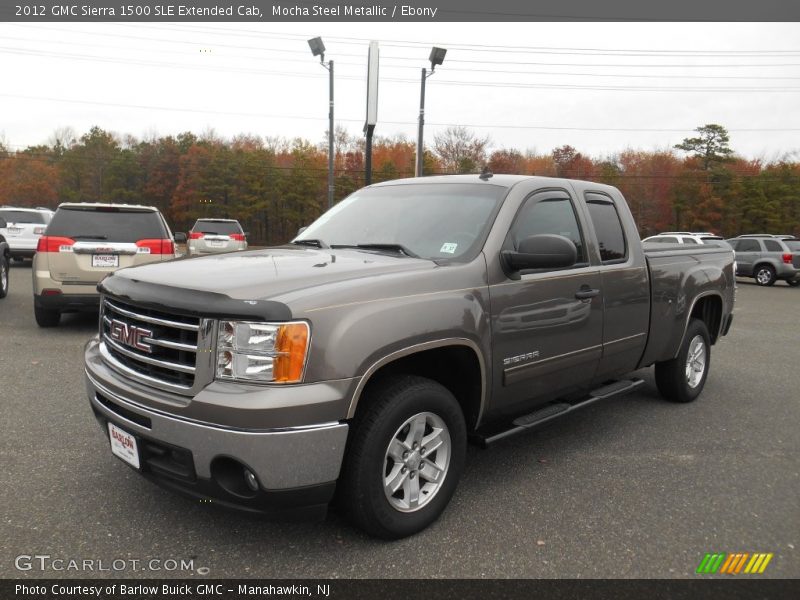 Mocha Steel Metallic / Ebony 2012 GMC Sierra 1500 SLE Extended Cab
