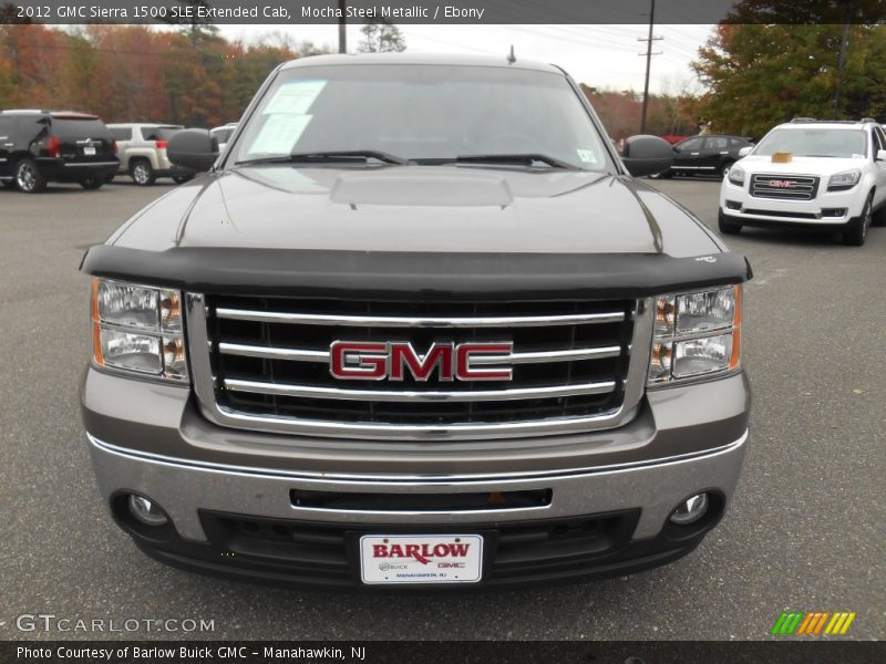 Mocha Steel Metallic / Ebony 2012 GMC Sierra 1500 SLE Extended Cab