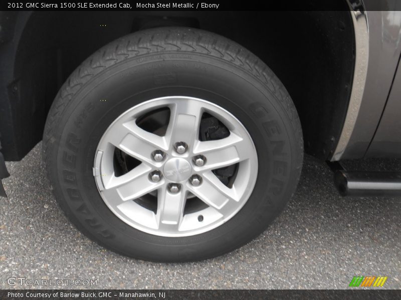 Mocha Steel Metallic / Ebony 2012 GMC Sierra 1500 SLE Extended Cab