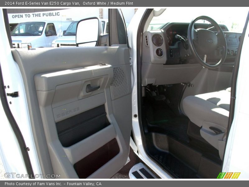 Oxford White / Medium Flint 2014 Ford E-Series Van E250 Cargo Van