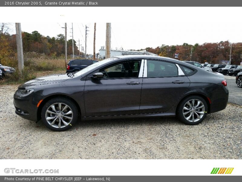 Granite Crystal Metallic / Black 2016 Chrysler 200 S