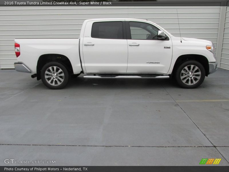 Super White / Black 2016 Toyota Tundra Limited CrewMax 4x4