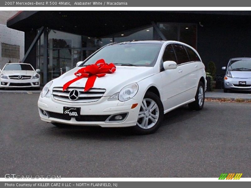 Alabaster White / Macadamia 2007 Mercedes-Benz R 500 4Matic