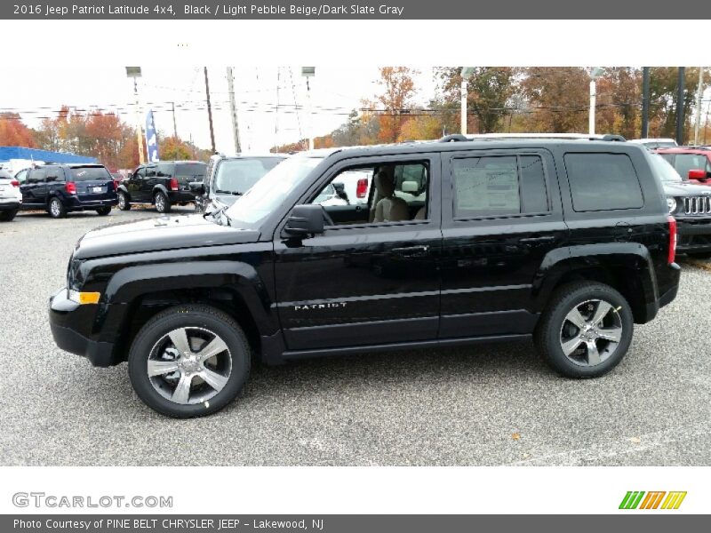 Black / Light Pebble Beige/Dark Slate Gray 2016 Jeep Patriot Latitude 4x4