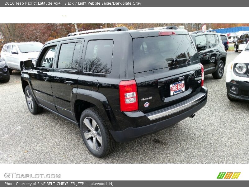 Black / Light Pebble Beige/Dark Slate Gray 2016 Jeep Patriot Latitude 4x4