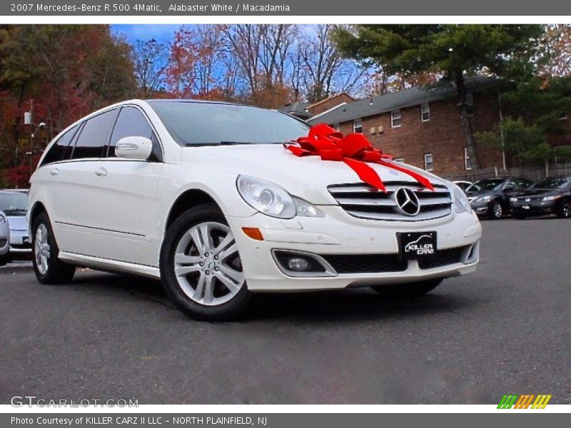 Alabaster White / Macadamia 2007 Mercedes-Benz R 500 4Matic