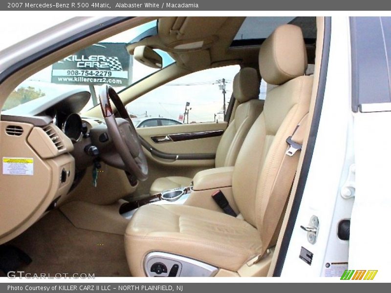 Alabaster White / Macadamia 2007 Mercedes-Benz R 500 4Matic