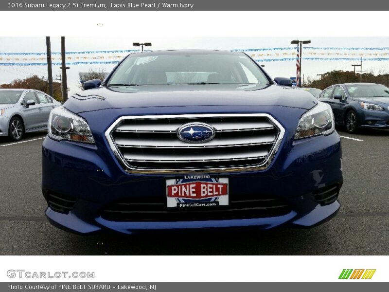 Lapis Blue Pearl / Warm Ivory 2016 Subaru Legacy 2.5i Premium