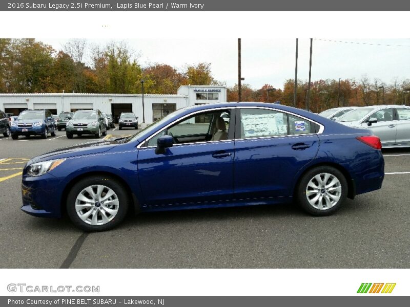Lapis Blue Pearl / Warm Ivory 2016 Subaru Legacy 2.5i Premium