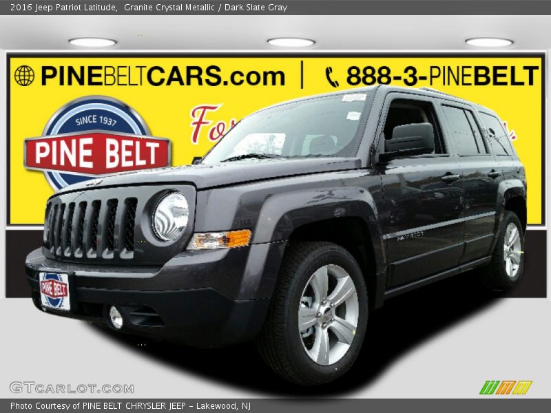 Granite Crystal Metallic / Dark Slate Gray 2016 Jeep Patriot Latitude