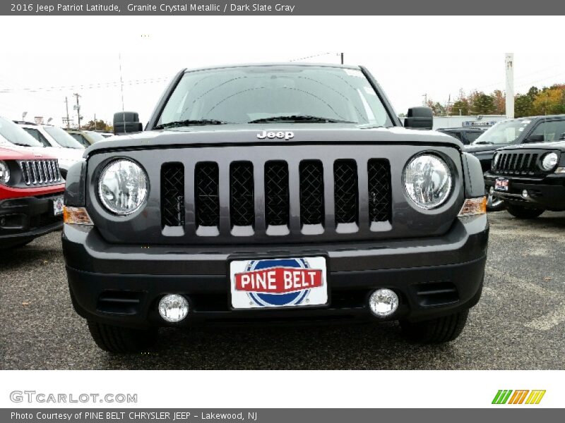 Granite Crystal Metallic / Dark Slate Gray 2016 Jeep Patriot Latitude