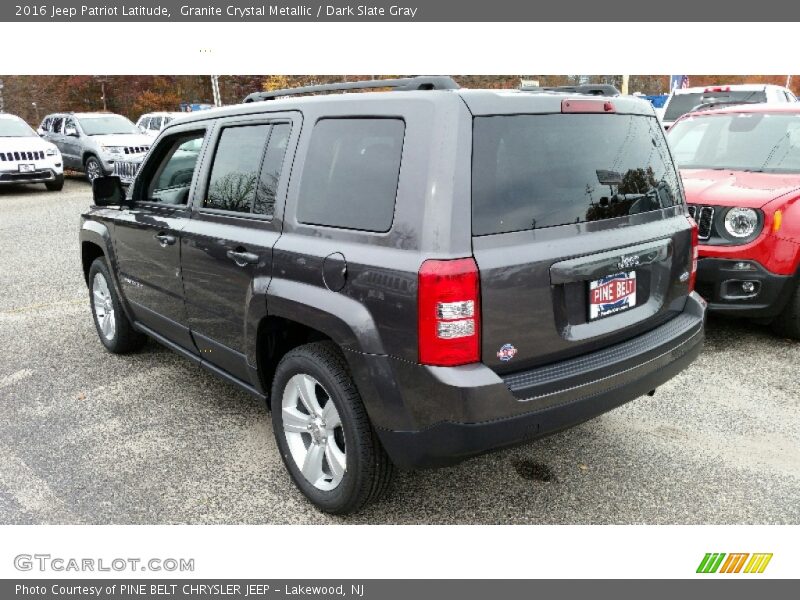 Granite Crystal Metallic / Dark Slate Gray 2016 Jeep Patriot Latitude
