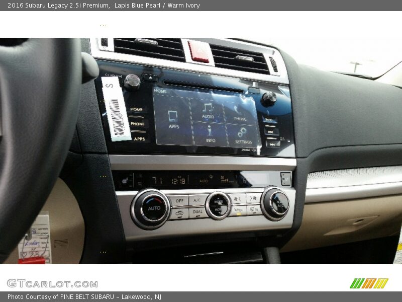 Lapis Blue Pearl / Warm Ivory 2016 Subaru Legacy 2.5i Premium