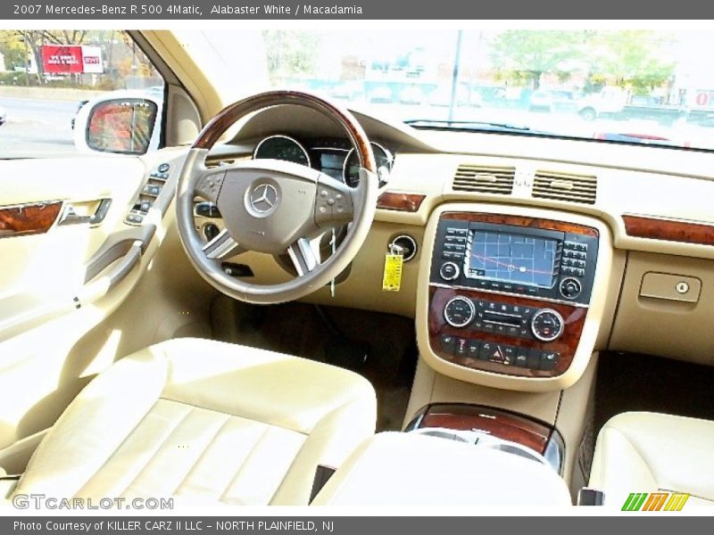 Alabaster White / Macadamia 2007 Mercedes-Benz R 500 4Matic