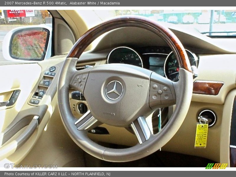 Alabaster White / Macadamia 2007 Mercedes-Benz R 500 4Matic