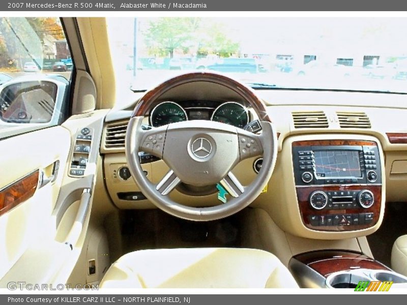 Alabaster White / Macadamia 2007 Mercedes-Benz R 500 4Matic