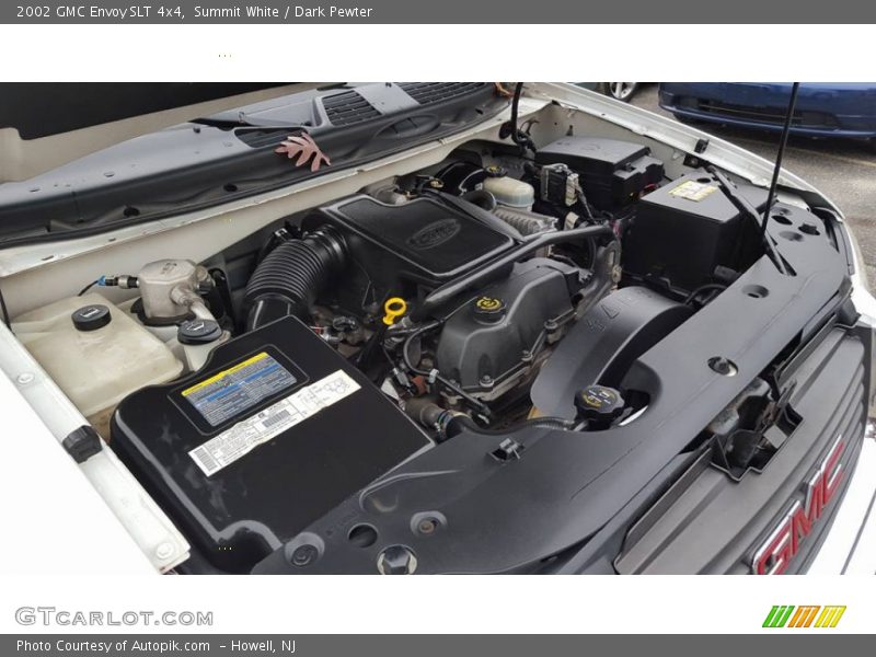Summit White / Dark Pewter 2002 GMC Envoy SLT 4x4